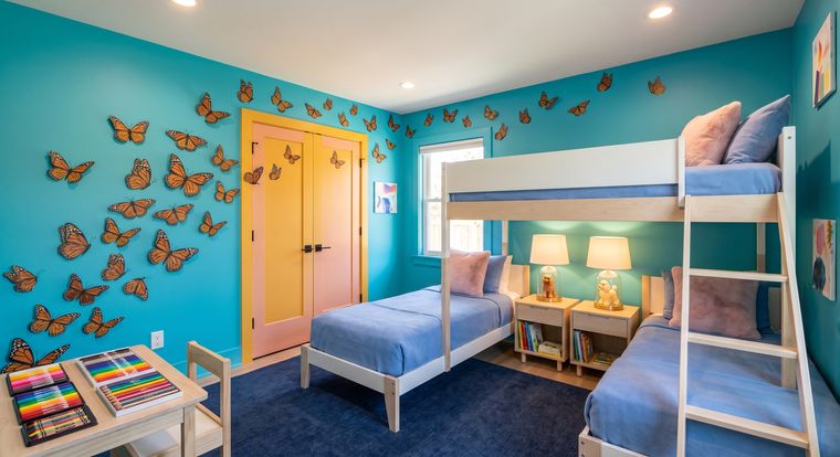 The whole Butterfly Room